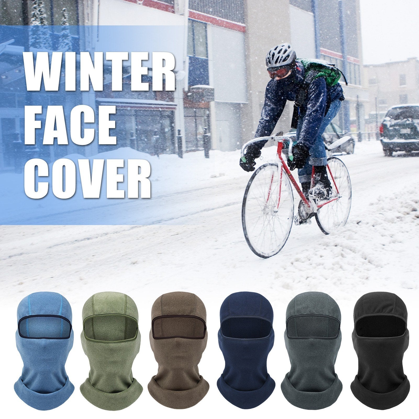 Winter Face Cover Windproof Face Balaclava Winter Protection Warm Full Face Cover for Men Women Outdoor Sports