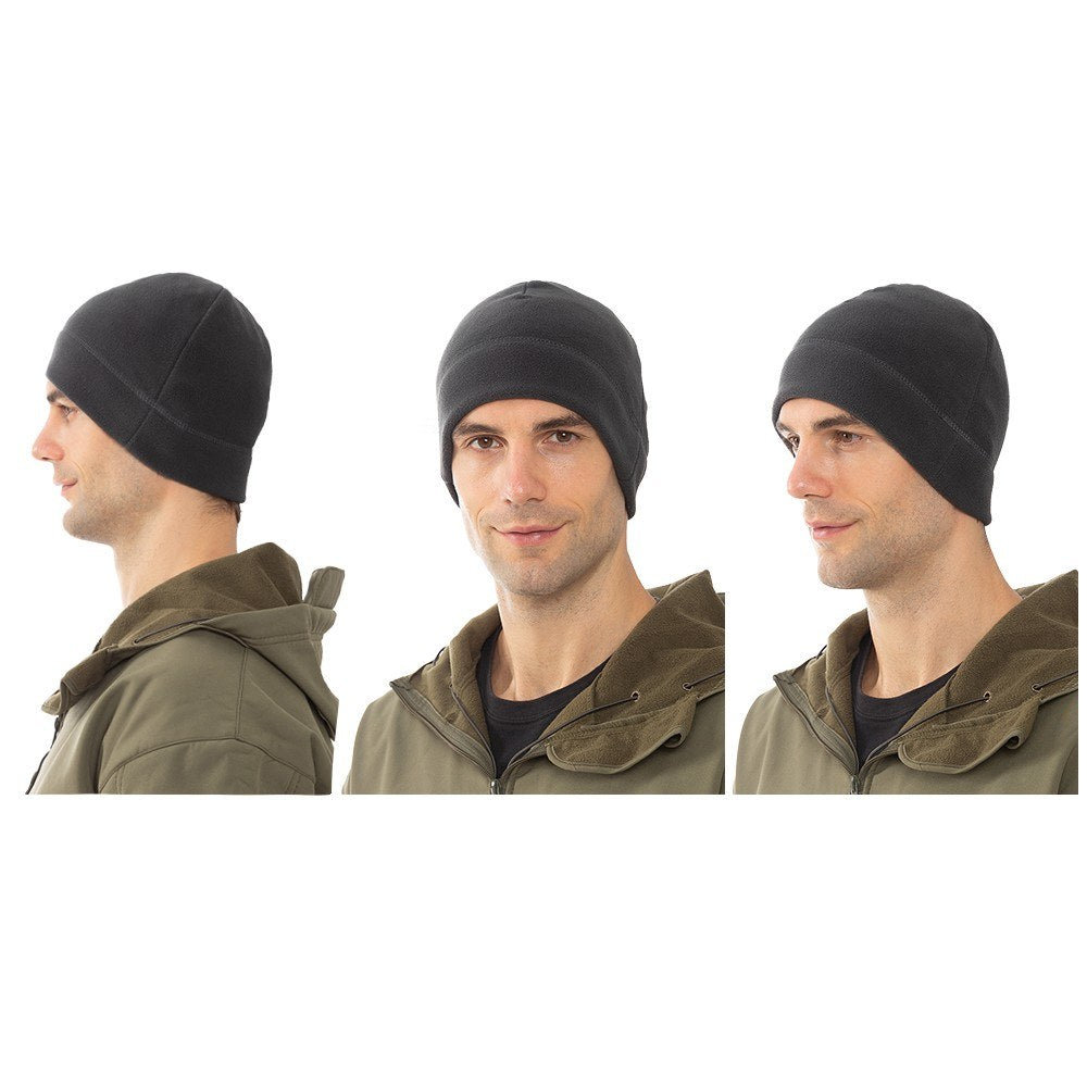 Windproof Fleece Cap Women Men Winter Hat for Skiing Snowboarding Fishing Motorcycling