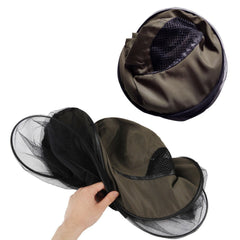 Mosquito Repellent Hat Beekeeping Cap with Mesh Face Shield and Neck Cover