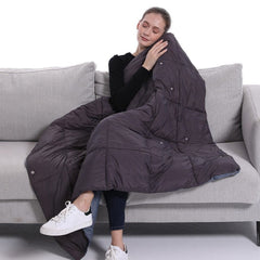 USB Electric Warmer Blanket Soft Fast Heating Shawl Blanket for Outdoors