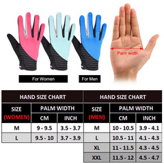 Winter Outdoor Full Finger Windproof Touchscreen Cycling Gloves for Men Women