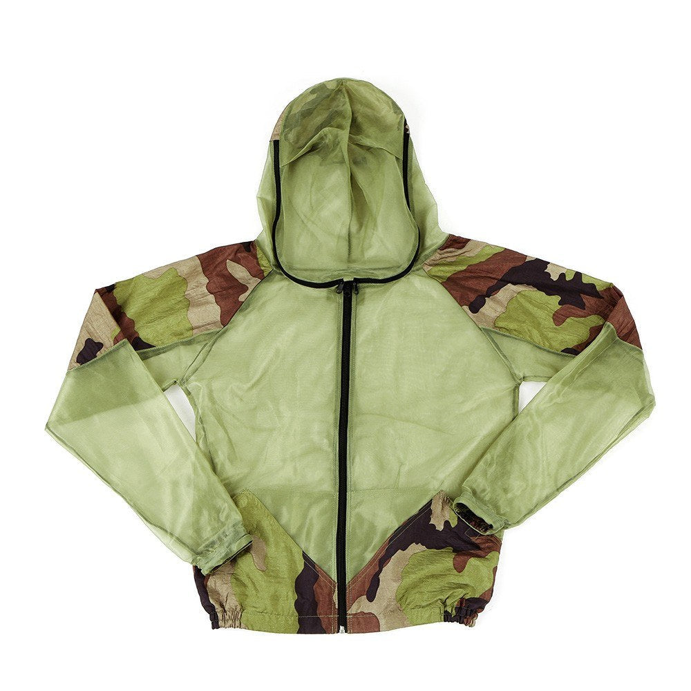 Outdoor Mosquito Repellent Suit: Bug Jacket with Hood for Fishing, Hunting, Camping