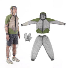 Outdoor Mosquito Repellent Suit: Hooded Bug Jacket for Fishing, Hunting, Camping