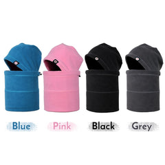 Winter Anti-static Fleece Neck Gaiter Hat Warmer SetSports Headgear Mask Hat Tube Mask Women Men