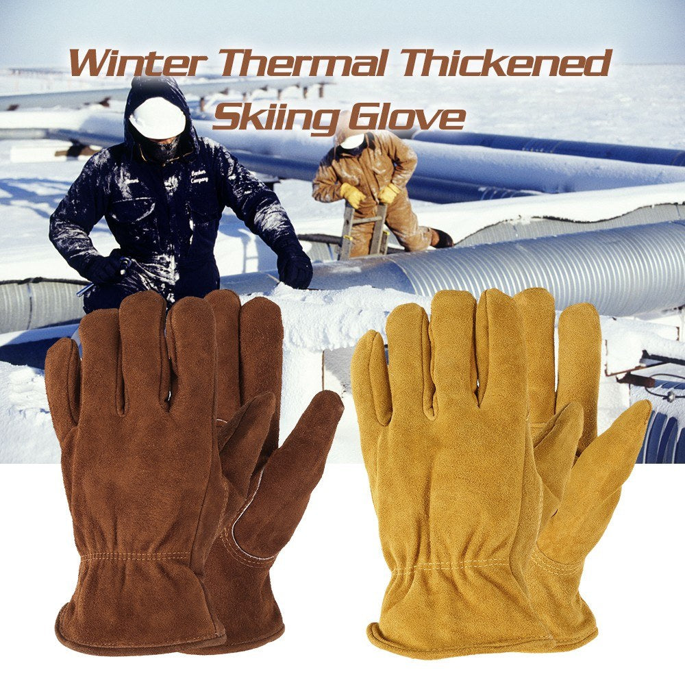 Winter Thermal Thickened Skiing GlovesWarm Gloves for Winter Outdoor Working Skiing Snow Shoveling