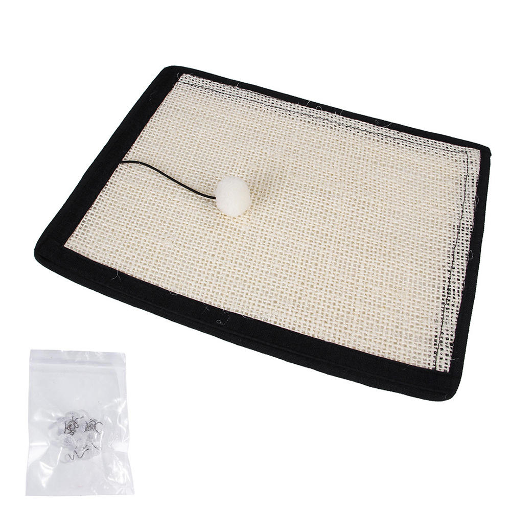 Portable Foldable Cat Scratching Mat Anti Static Washable Cat Scratching Protector Pad Protect Couch