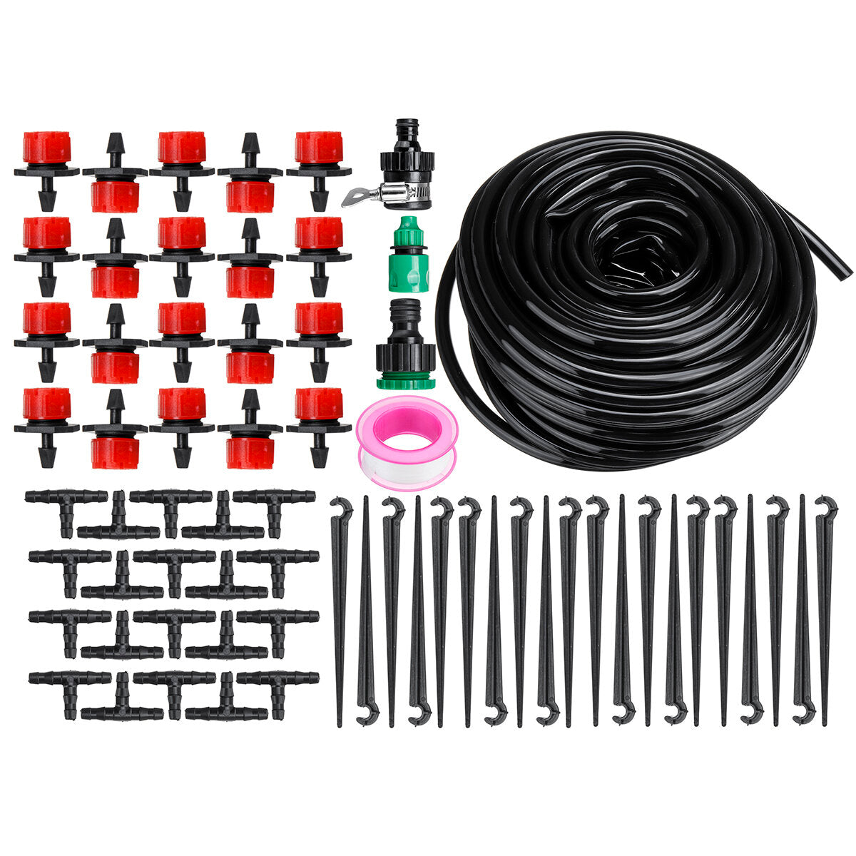 15/20/25/30m DIY Irrigation System Water Timer Auto Plant Watering Micro Drip Garden Watering Kits