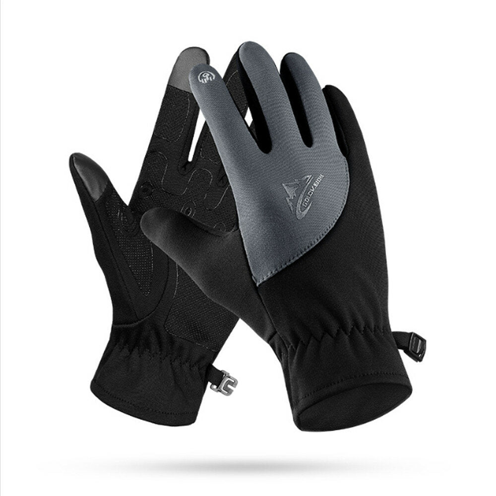 Winter Warm Thermal Windproof Waterproof Cycling Full Finger Gloves Touch Screen