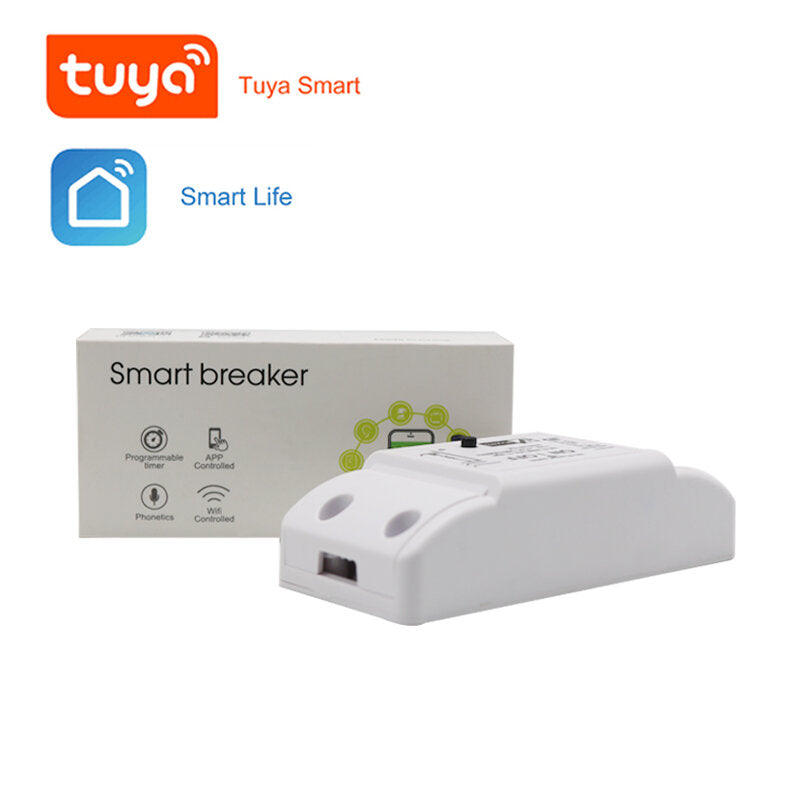Smart Light Switch Wifi Wireless Remote Controller Breakers Module Works With Alexa Google Home Smartlife Tuya eWelink APP