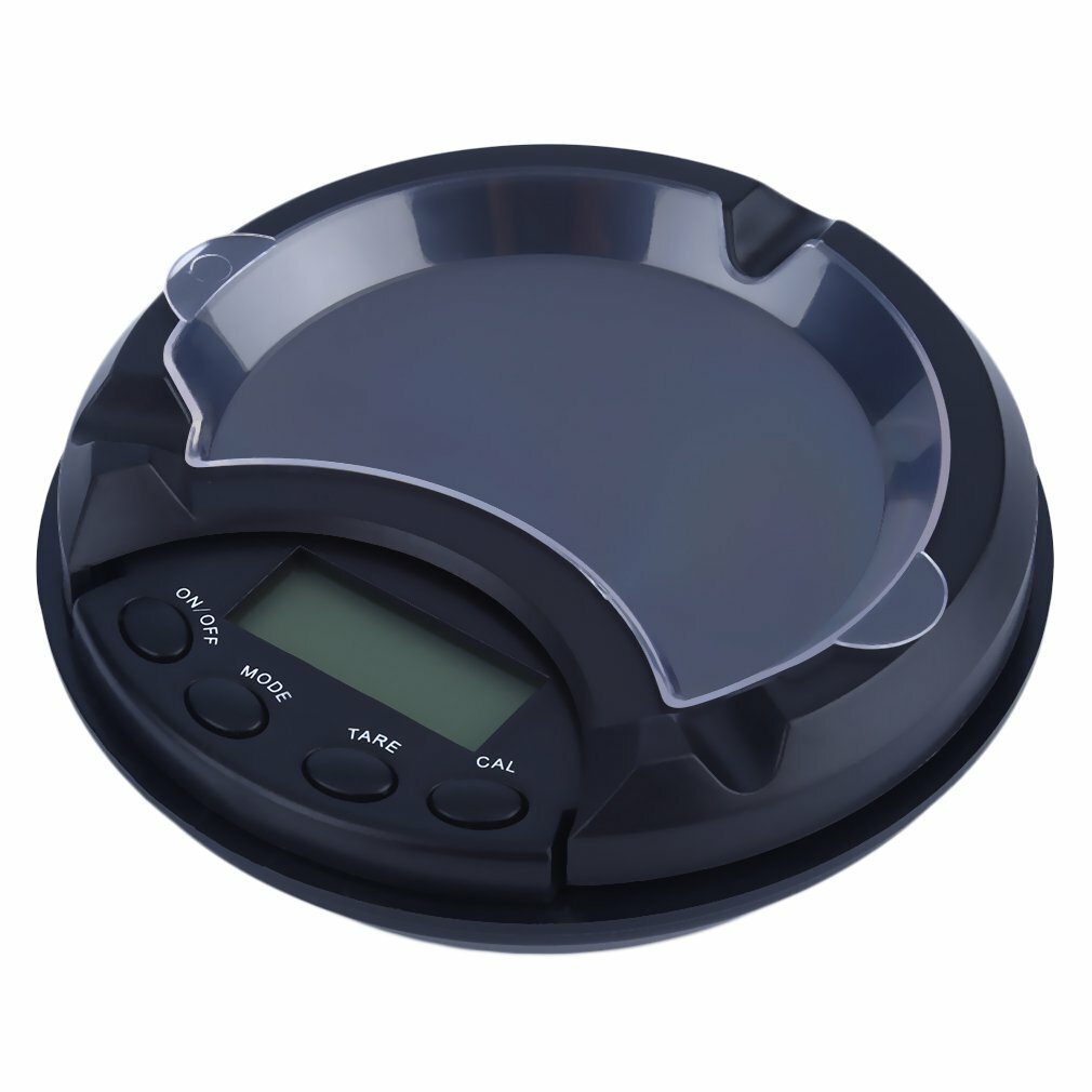 500g/0.1g LCD Electronic Digital Precise Pocket Scale Ashtray Balance Pocket Jewelry Gold Diam