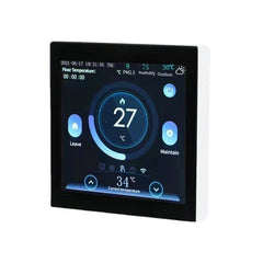 Smart WIFI LCD Color Screen Thermostat Remote Electric/Water Floor Heating Thermostat Wall-mounted Boiler Works with Alexa Google Home