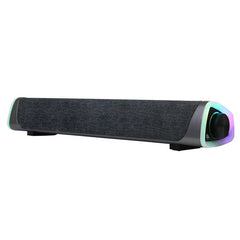 Soundbar Computer Wired RGB Lighting Speaker Stereo Surround Subwoofer Soundbar For Macbook Laptop Notebook PC Player