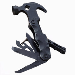 9 In 1 Multi-functional Claw Hammer Outdoor Portable Multi-functional Tool Suitable For Outdoor Camping Home Emergency etc.