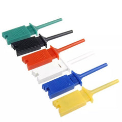 18Pcs DANIU 6 Colors Small Test Hook Clip Grabber Single Probe