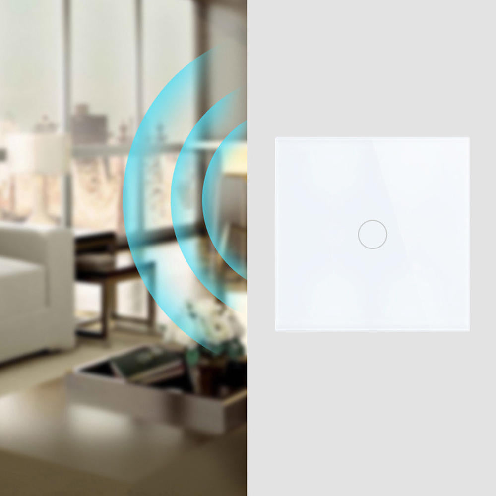 Smart WIFI+RF433 Touch Wall Switch Tuya APP Remote Control Timer Work With Amazon Alexa Google Assistant 100V-250V