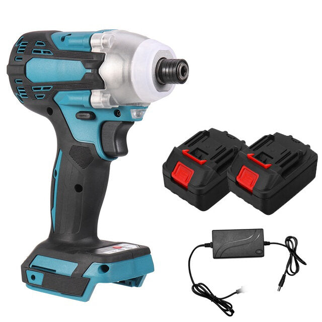 350N.M 18V Brushless Cordless Electric Impact Wrench Driver Screwdriver Power Tools W/ None/1/2 Battery For Makita