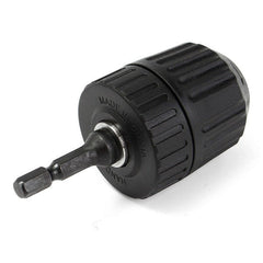 0.8-10mm 3/8 Inch 24UNF Keyless Drill Chuck Converter 1/4 Inch Hex Shank Keyless Chuck Driver