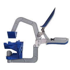 90-degree Quick-Adjust Corner Clamp for Woodworking - Right Angle Face Frame Clamp