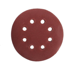 100Pcs 125mm 8 Holes Abrasive Sand Discs 60/80/100/120/240 Grit Sanding Papers