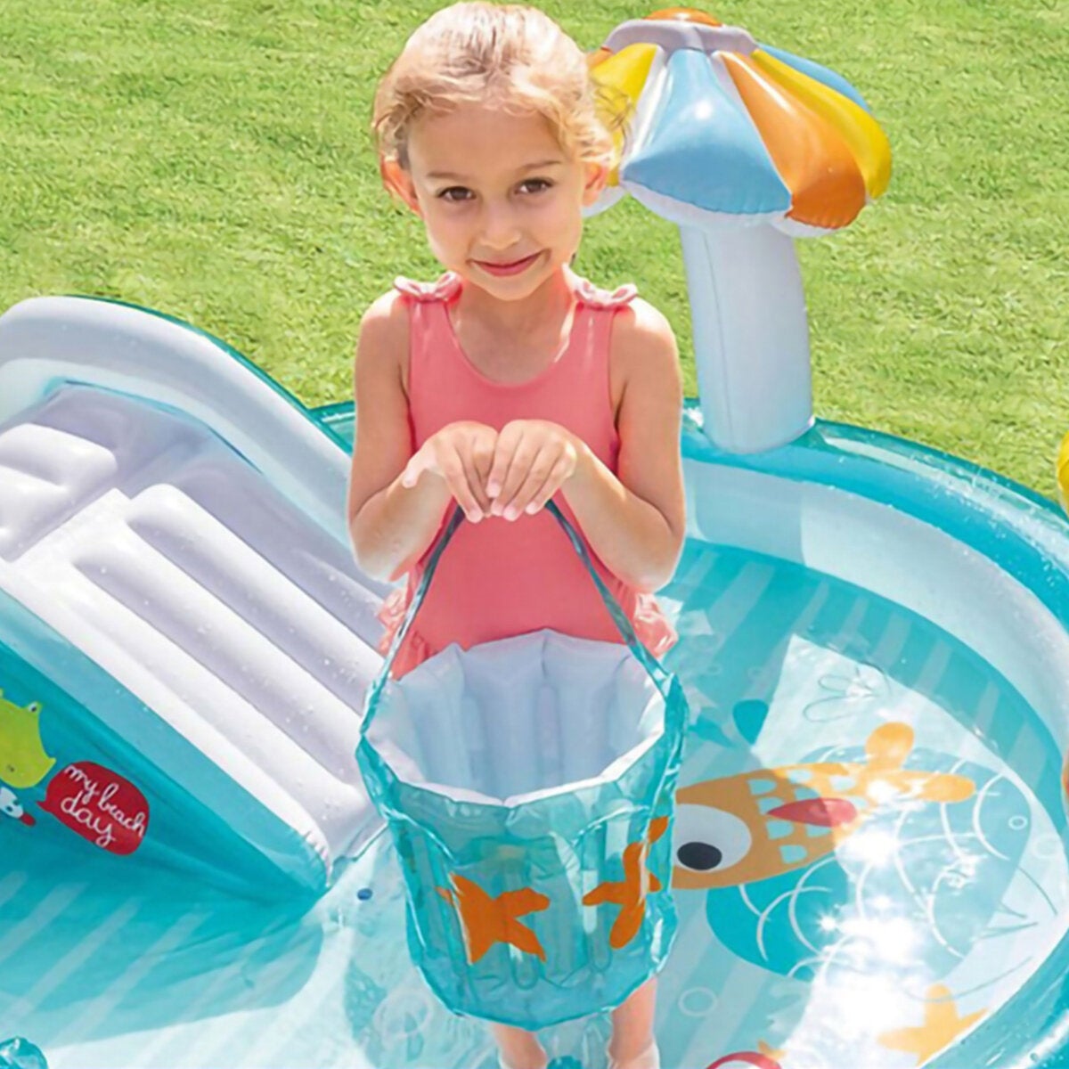 Crocodile Park Children's Inflatable Swimming Pool Summer Play Pool