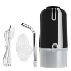 Electric Bottled Water Pump Suitable For 4.5L-18.9L Bottled Water Built-in Battery Rechargable