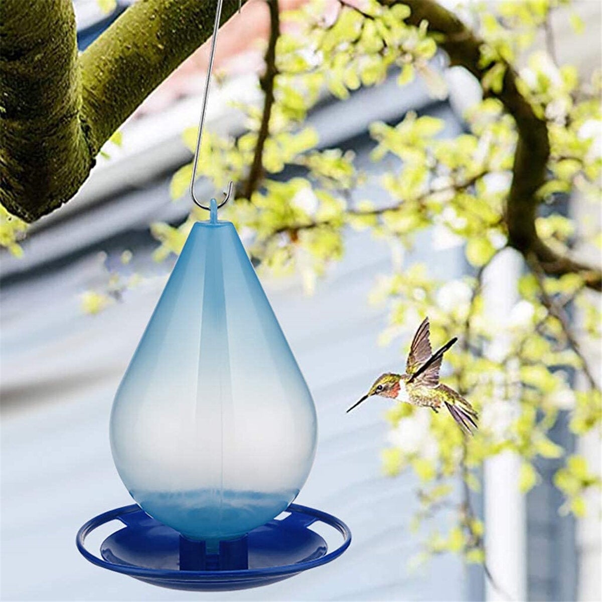 Bird Waterer Bird Feeder Hanging Wild Bird Feeder Squirrel Proof Seed Food for Yard Garden Outdoor Decoration