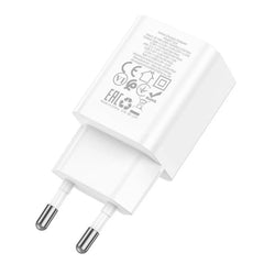 20W Dual Port USB PD+QC3.0 Fast Charger EU Plug for iPhone, iPad, Hui, Xiaomi