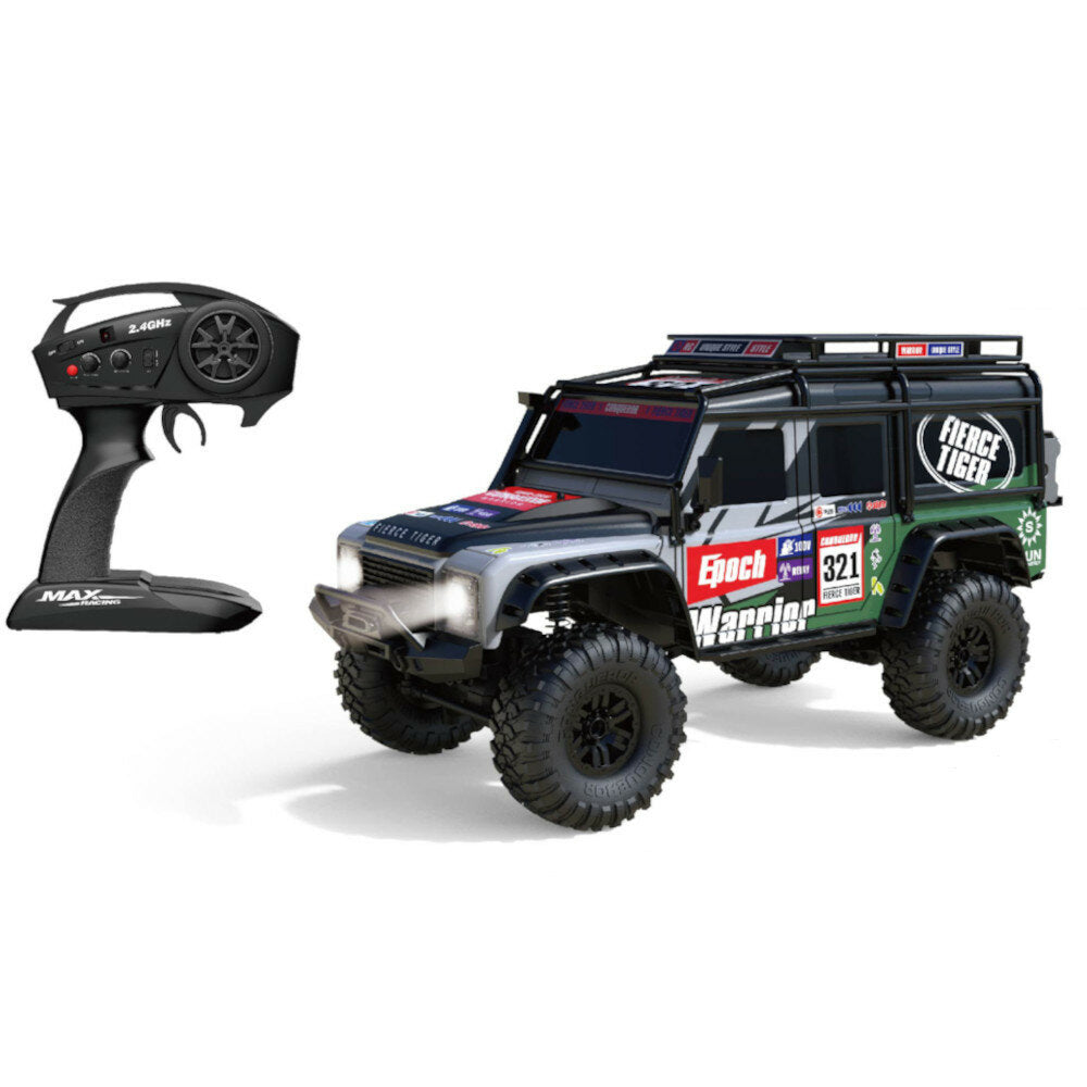 1/10 2.4G 4WD RC Car Full Proportional Rock Crawler Pickup Off-Road Truck Vehicles Toys