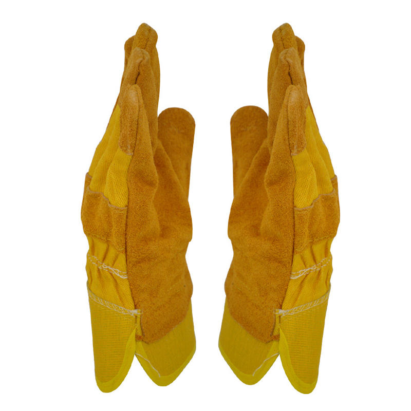 Cowhide Leather Welding Gloves Wearproof Cut-Resistant Anti-stab Security Protection Fitness