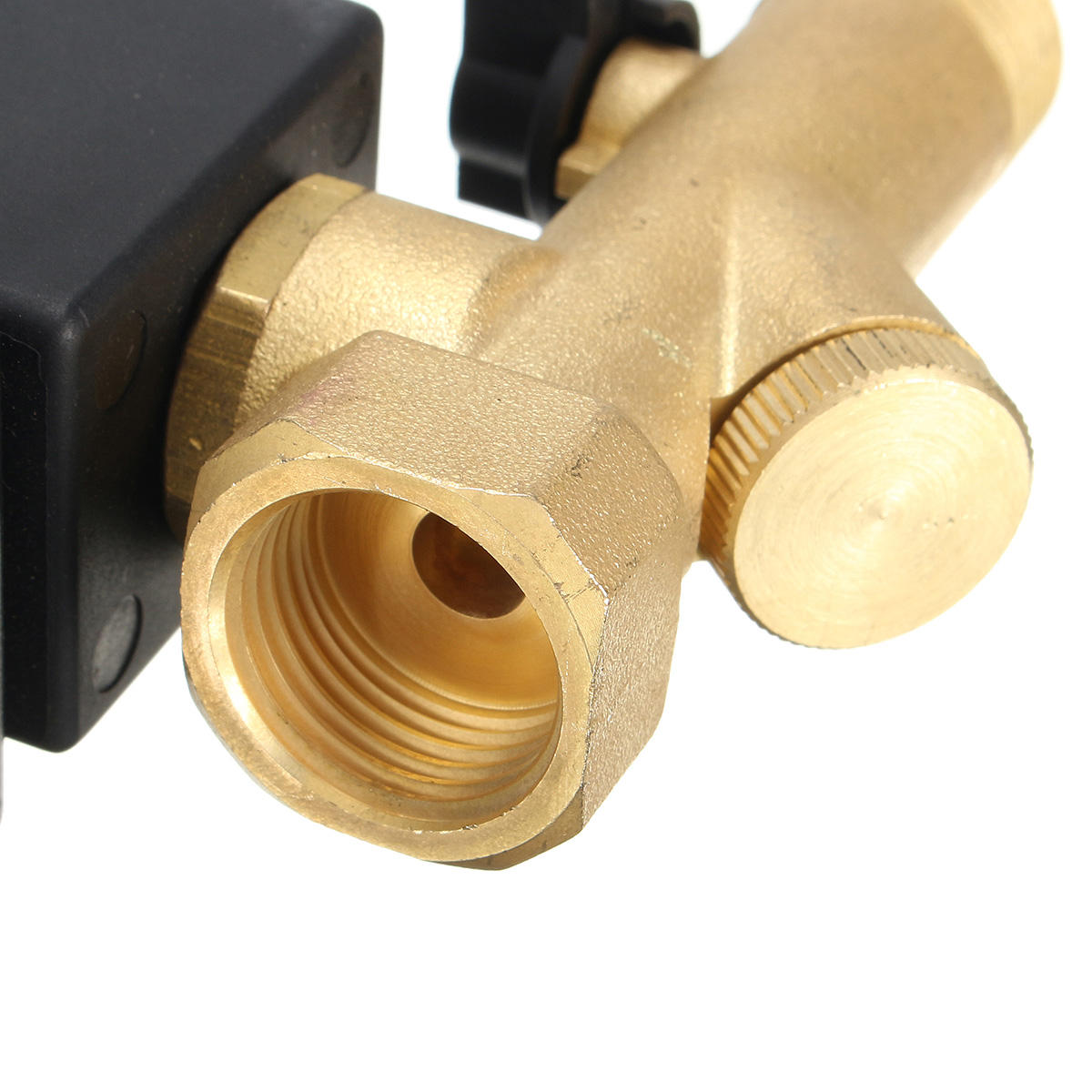 1/2" Automatic Electronic Drain Valve Electromagnetic Timed Air Compressed Electrotim Solenoid Valve