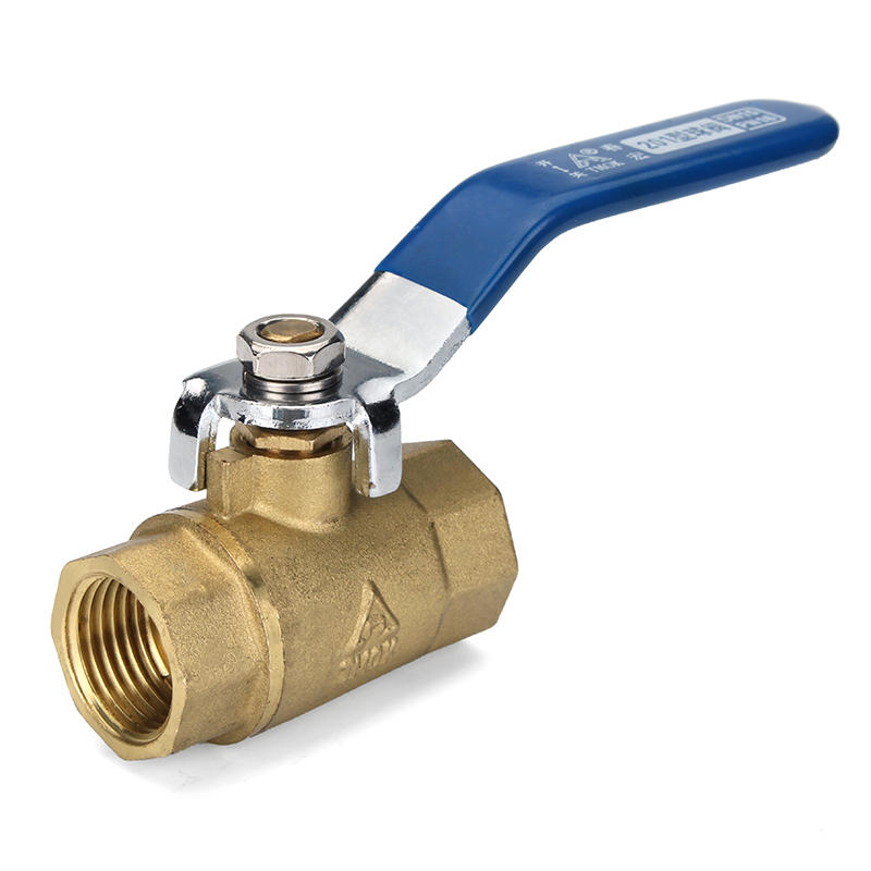 1/2" 3/4" 1" Female Brass Two Piece Full Port Thread Ball Valves with Vinyl Handle