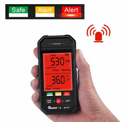 3-inch Electromagnetic Radiation Tester Electric Field & Magnetic Field Detection Radiation Status Rapidly Assess