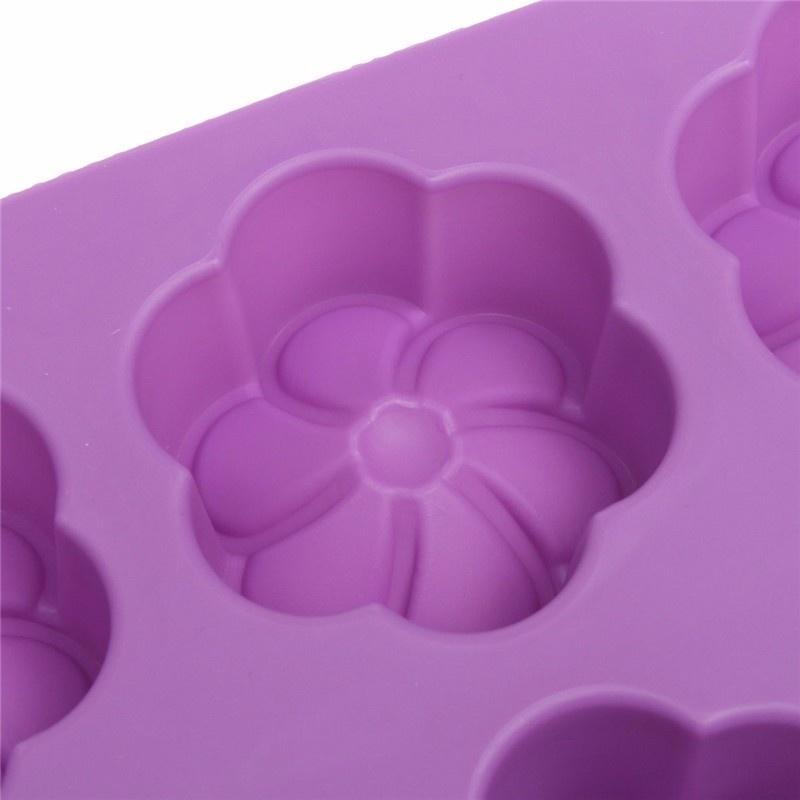 Homemade Flower Wedding Silicone Chocolate Cake Mold Cookie Gifts Soap Candy Mould Baking Mold Kitchen Tool DIY