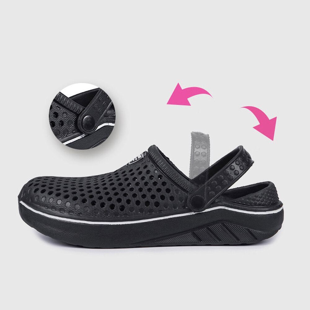 Summer 2-in-1 Wading Shoes Breathable Odorless Anti-slip Outdoor Beach Shoes Sandals Home Garden Slippers Men Slippers WoMen Slippers