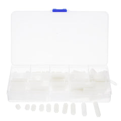 M4NH3 110Pcs M4 White Nylon Hex Column PCB Standoff Spacer Assortment