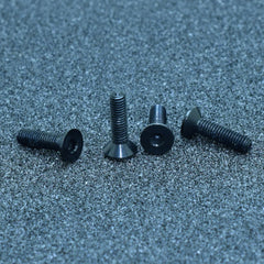 10Pcs M3x14mm Flat Countersunk Head Hex Socket Screw 7075 Aluminum Alloy Metric Bolt Screws