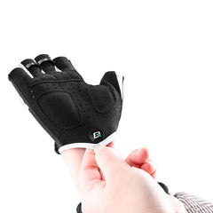 Cycling Gloves For Kids Bike Breathable Sports Glove Gel Pad Half Finger Shockproof Bo