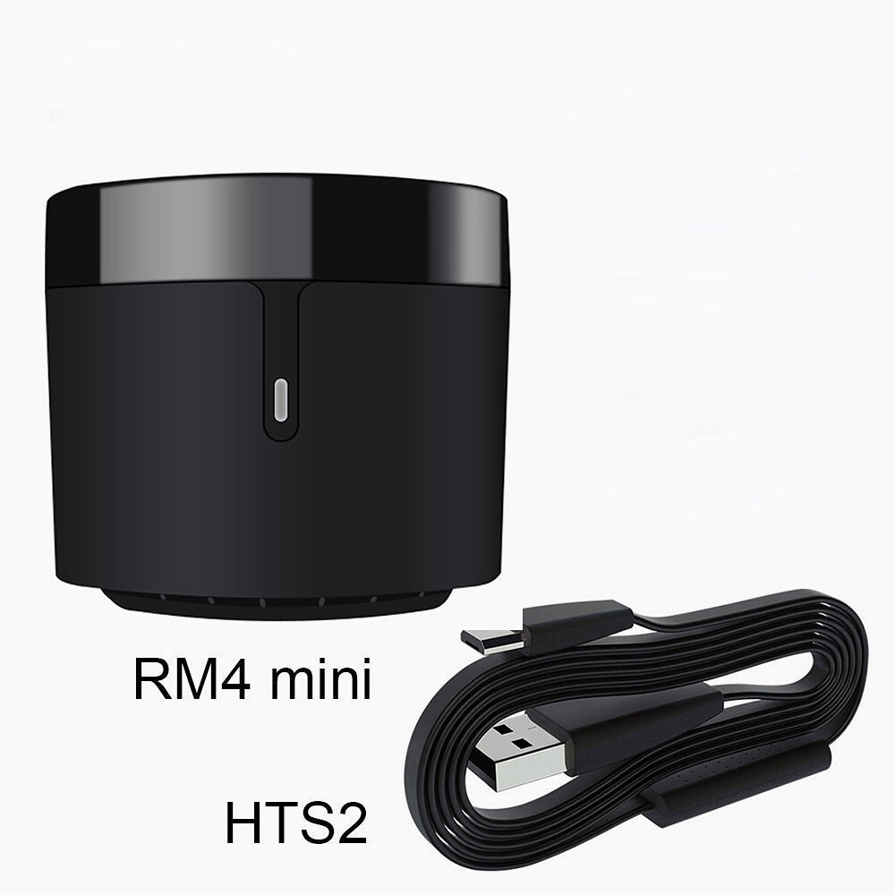 Universal Smart Remote Control And HTS2 Temperature & Humidity Sensor Set Smart Home Automation Infrared Remote Control Kit Works With Alexa Google Home IFTTT