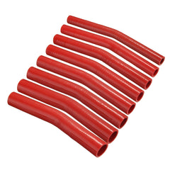 150mm Red Silicone Hose Rubber 15 Degree Elbow Bend Hose Air Water Coolant Joiner Pipe Tube