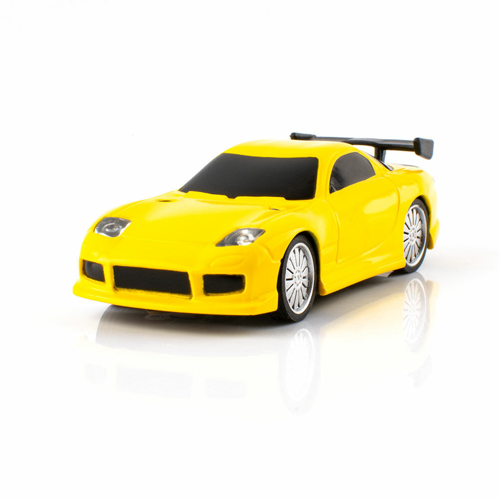 1/76 2.4G Mini RC Car Sports Vehicles LED Lights Full Proportional Toys On-Road Models