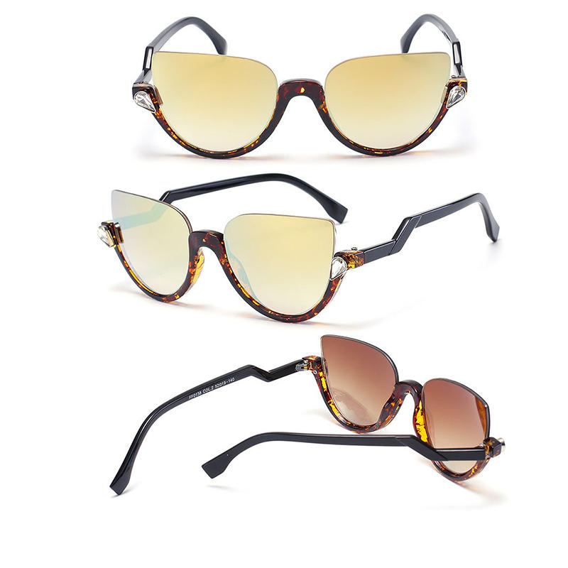 Men Women Personality Metal Frame Glasses UV400 90% Visible Light High Precision Sunglasses
