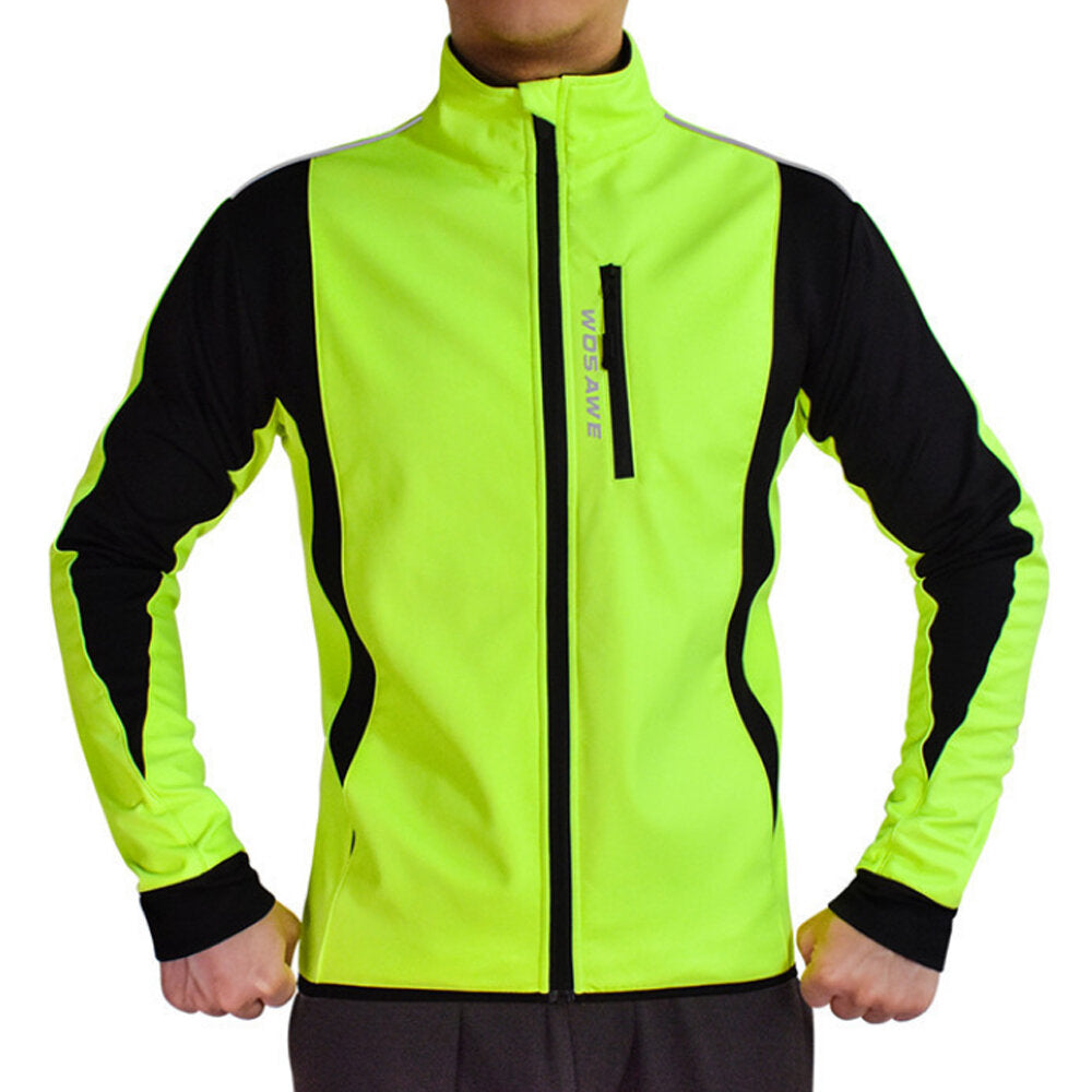 Cycling Jacket Winter Thermal Fleece Warm MTB Road Bike Clothing Windproof Waterproof Long Jersey Windbreaker