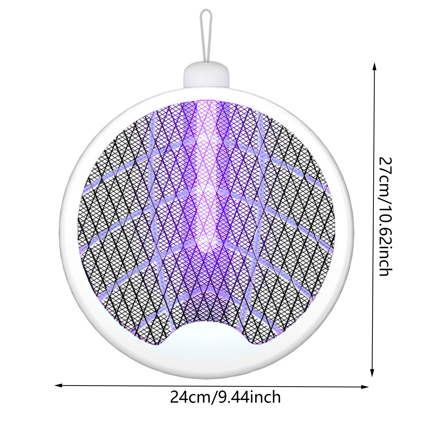 3-in-1 3000V Cordless Rechargeable Electric Mosquito Zapper & Fly Trap Lamp