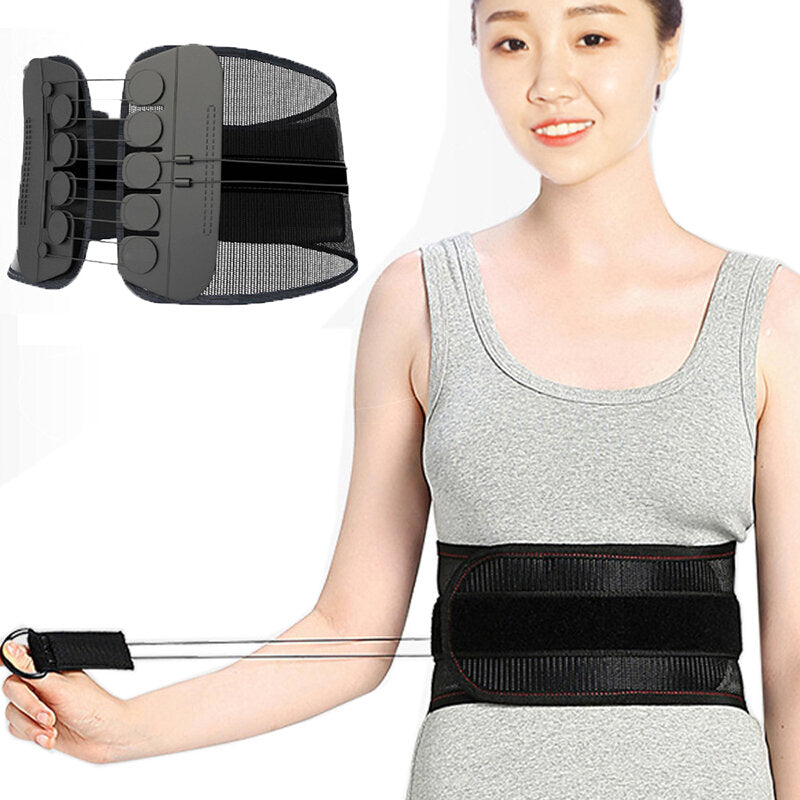 Adjustable Double Pull Medical Waist Back Support Orthopedic Posture Corrector Brace Lower Back Lumbar Support Belt Pain Relief