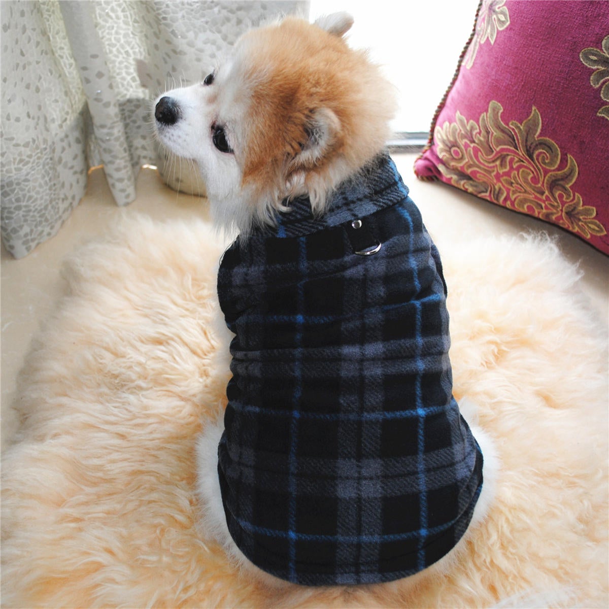 Fleece Winter Dog Clothes Small Large Big Dogs Pet Coats Vest Jacket Pet Warm Clothes