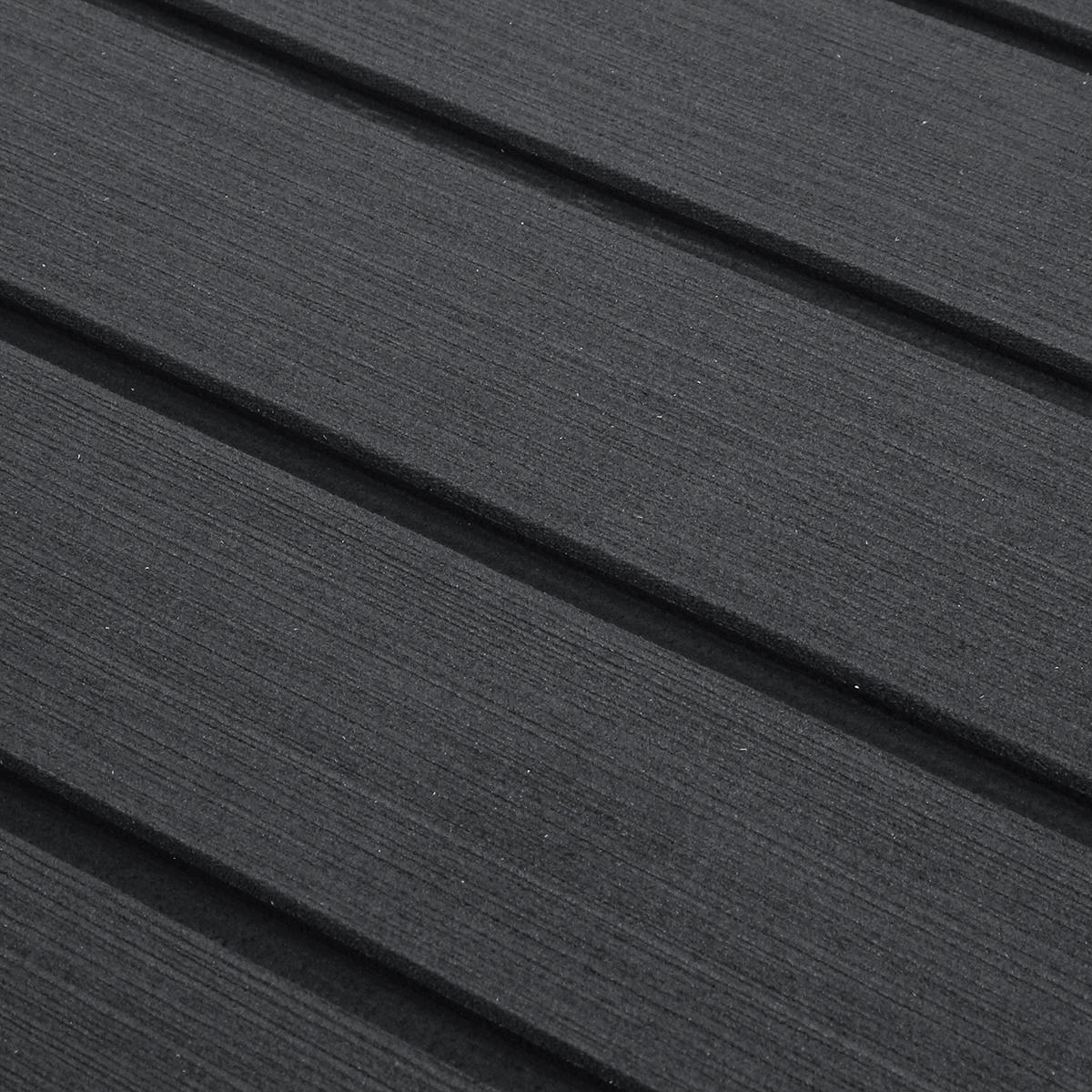 Marine Flooring Faux Teak EVA Foam Boat Decking Sheet Grey+Black 2400x600x6mm