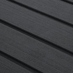 Marine Flooring Faux Teak EVA Foam Boat Decking Sheet Grey+Black 2400x600x6mm