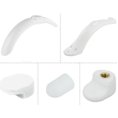 Fender Sets For M365/Pro Electric Scooter Front Rear Scooters Fender Fastener Foot Support Silicone Cap