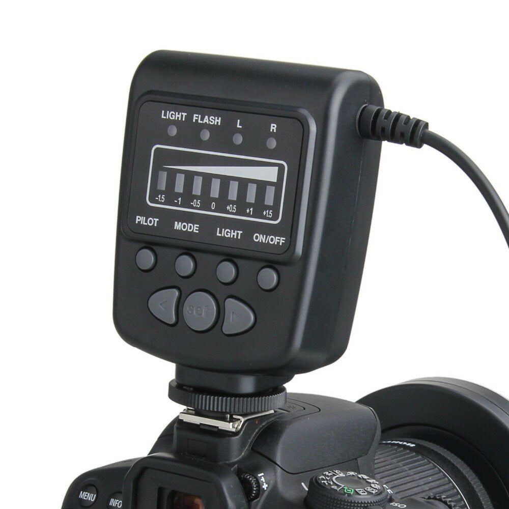 Manual LED Macro Ring Flash Video Light for Canon for Nikon Digital DSLR Camera