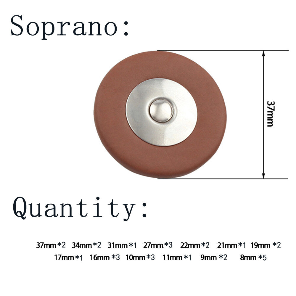 Sax Leather Pads Replacement for Tenor/Soprano/Alto Saxophone